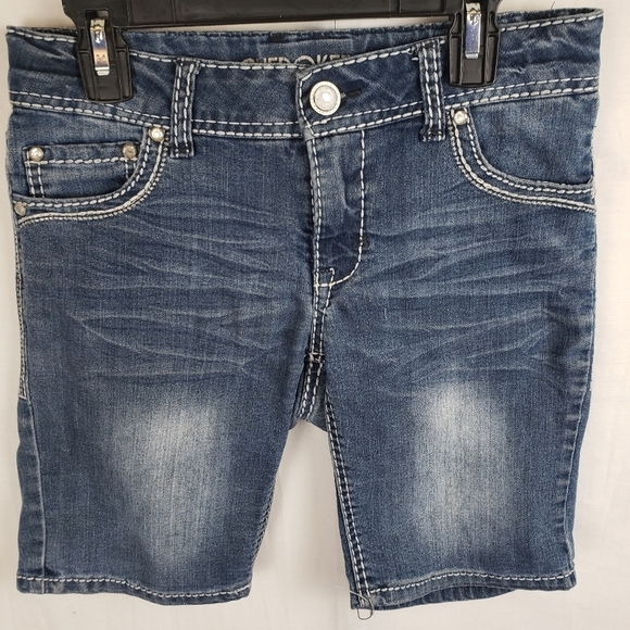 Lot of 5 Pair of Girl's Short/Capris  Old Navy, Cherokee, Faded Glory,  Sz 10/12 - Picture 6 of 11